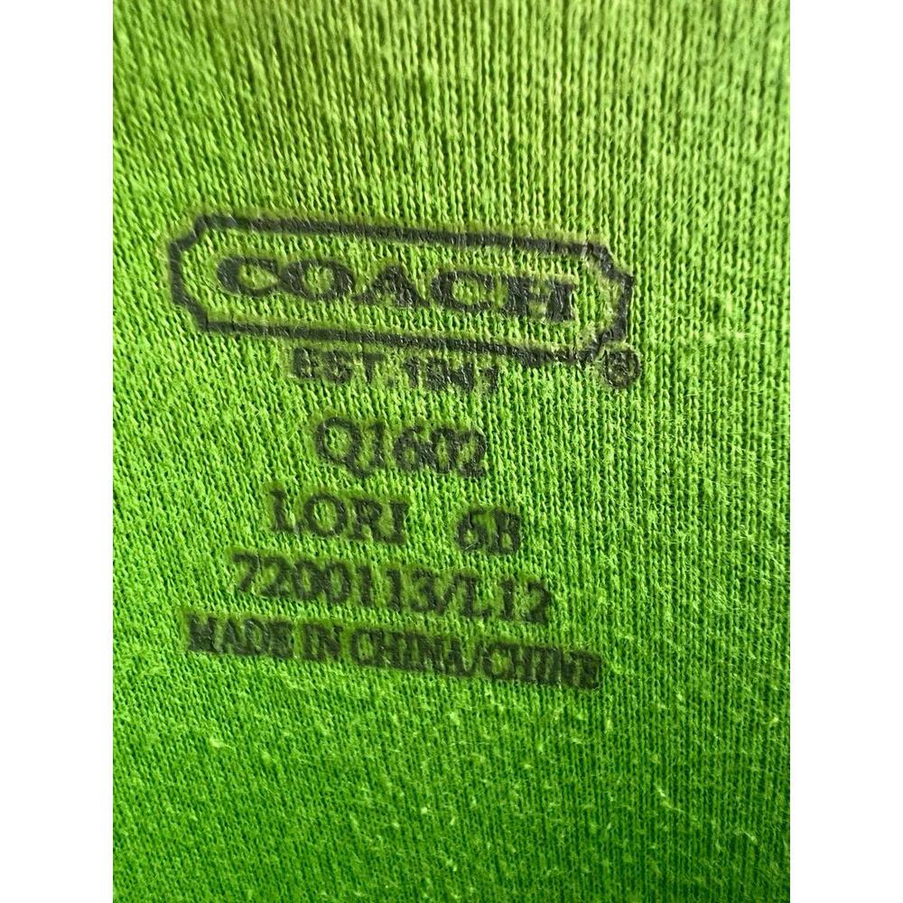 Coach Lori Model Tall Rubber Rain Boots Womens Sz 6 - Picture 11 of 12